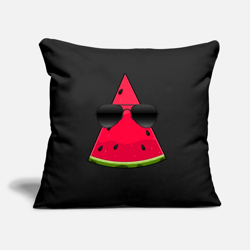 Melon Fruit Vitamines Cool Pastèque Coussin et housse de 45 x 45 cm