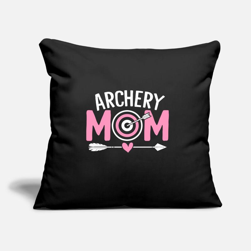 Bogenschießen Mama Compound Bogen Jagd Lustige Mama Pfeil Sofakissen mit Füllung 45 x 45 cm