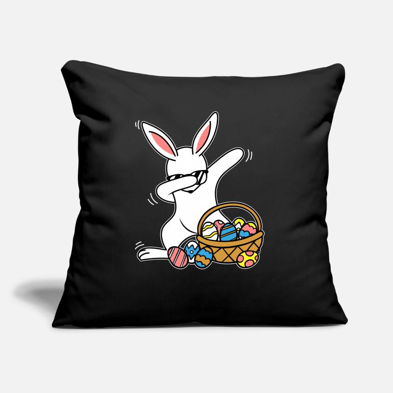 Dabbing Easter Bunny Easter Bunny Sofa pillow with filling 45cm x 45cm