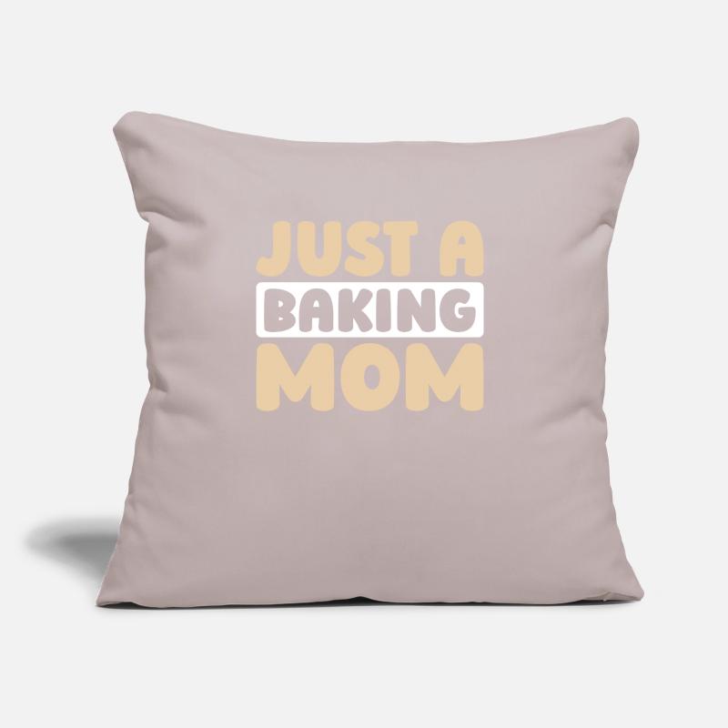 Baking Baker Bakery Just A Baking Mom Sofa pillow with filling 45cm x 45cm