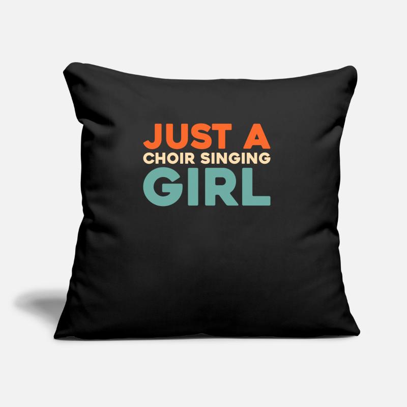 Chanteuse de chorale Juste une chanteuse de chorale Coussin et housse de 45 x 45 cm