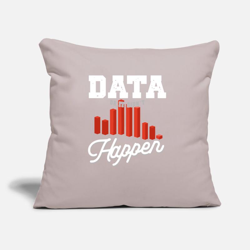Daten Oder Es Passierte Nicht Big Data Sofakissen mit Füllung 45 x 45 cm