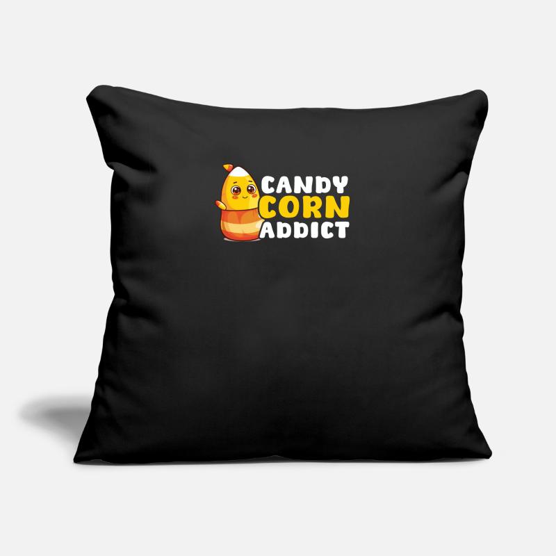 Candy Corn Candy Corn Süchtiger Sofakissen mit Füllung 45 x 45 cm