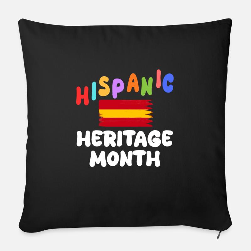 Hispanic heritage month - Sofakissen mit Füllung 45 x 45 cm - Schwarz