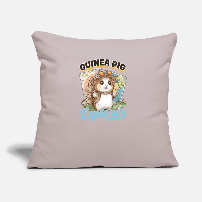 Cochon d’Inde Cochon d’Inde Explorer Coussin et housse de 45 x 45 cm