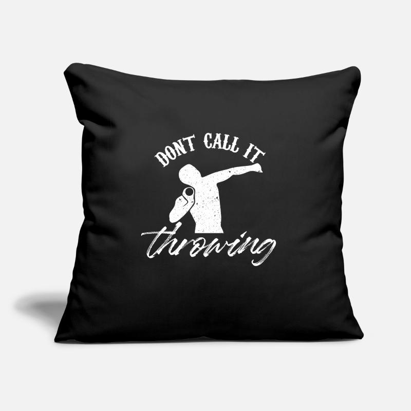 dont call it throwing Design for a shot put player Sofakissen mit Füllung 45 x 45 cm
