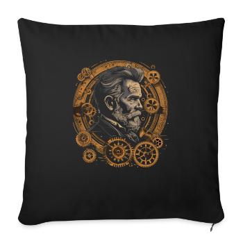 Steam Punk Art Funky Steampunk - Sofakissen mit Füllung 45 x 45 cm - Schwarz - Vorne