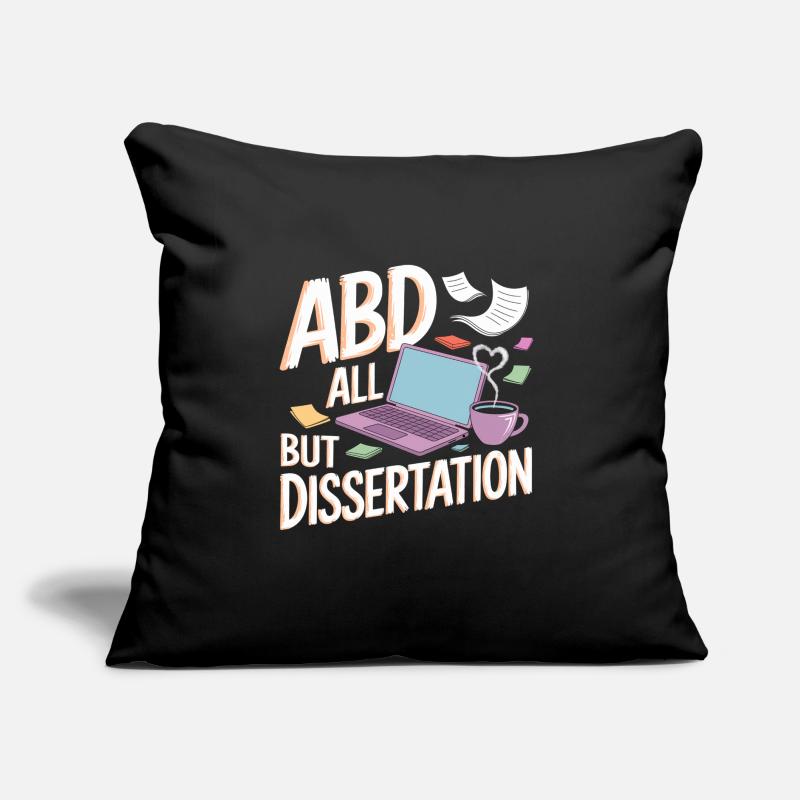 ABD All But Dissertation 4 Sofakissen mit Füllung 45 x 45 cm