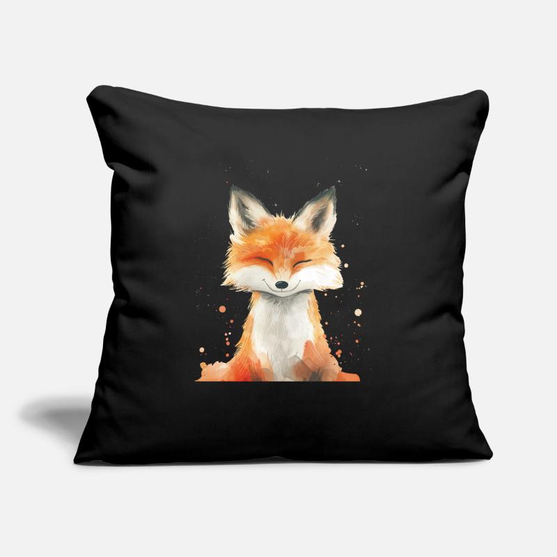 Fuchs Sofakissen mit Füllung 45 x 45 cm