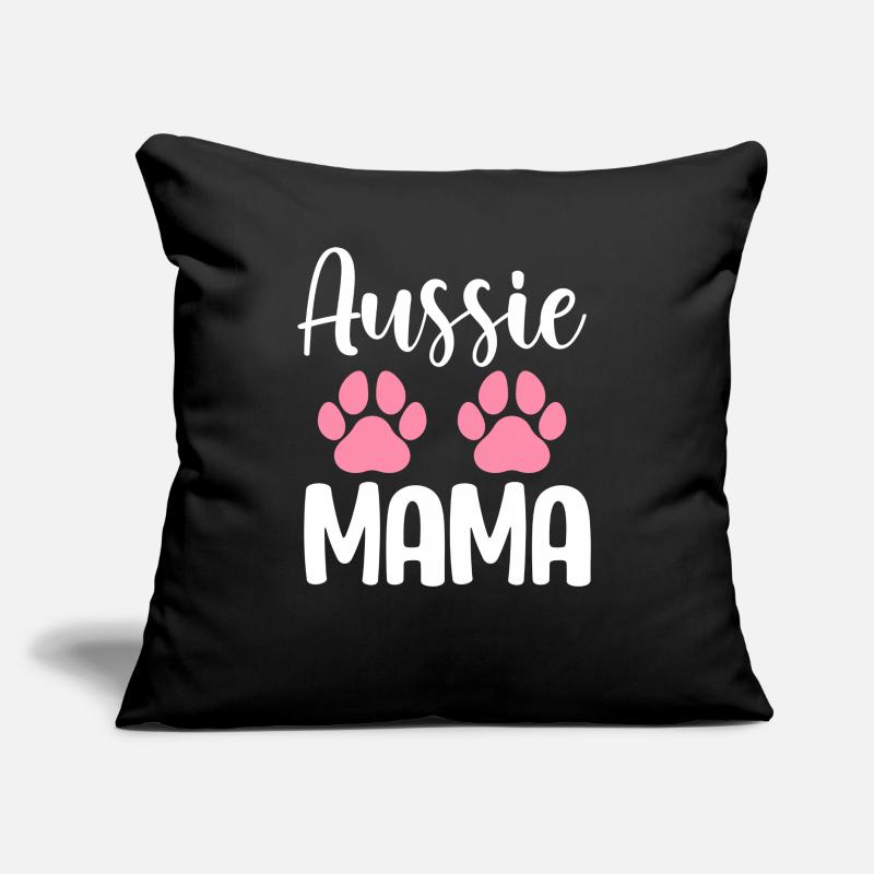 Australian Shepherd Mama Aussie Mama Sofakissen mit Füllung 45 x 45 cm