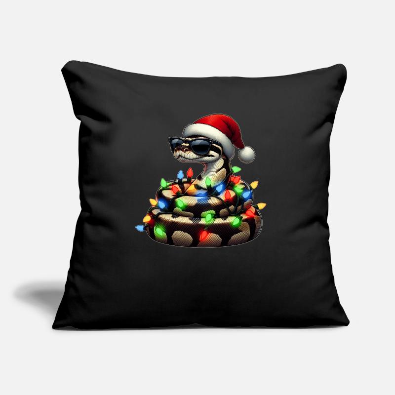 Lunettes de soleil Ball Python Snake Cute Weihnac Coussin et housse de 45 x 45 cm