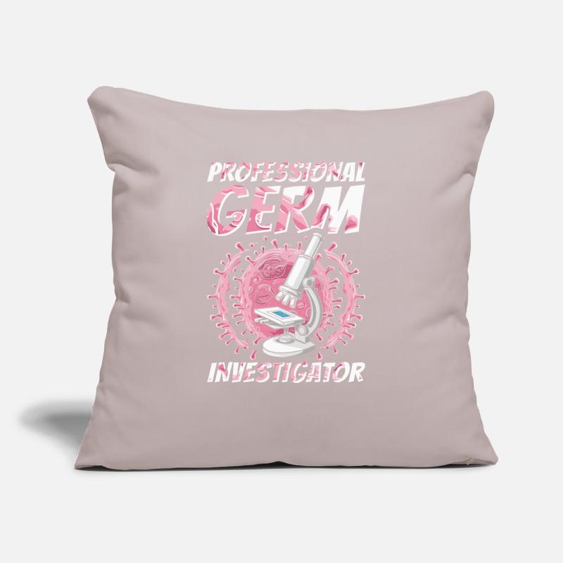 Bactériologiste Coussin et housse de 45 x 45 cm