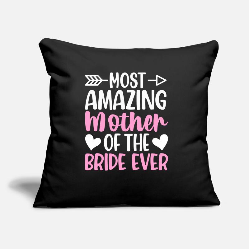 Bridal Party Mutter der Braut Mom Amazing Mutter d Sofakissen mit Füllung 45 x 45 cm
