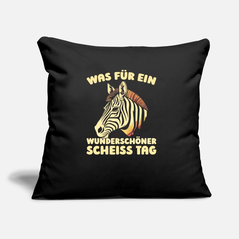Zebra please shut up Sofa pillow with filling 45cm x 45cm