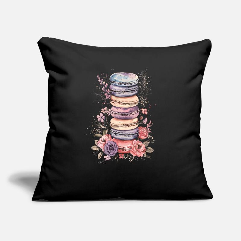 Amateurs de macarons Macaron Baker Coussin et housse de 45 x 45 cm