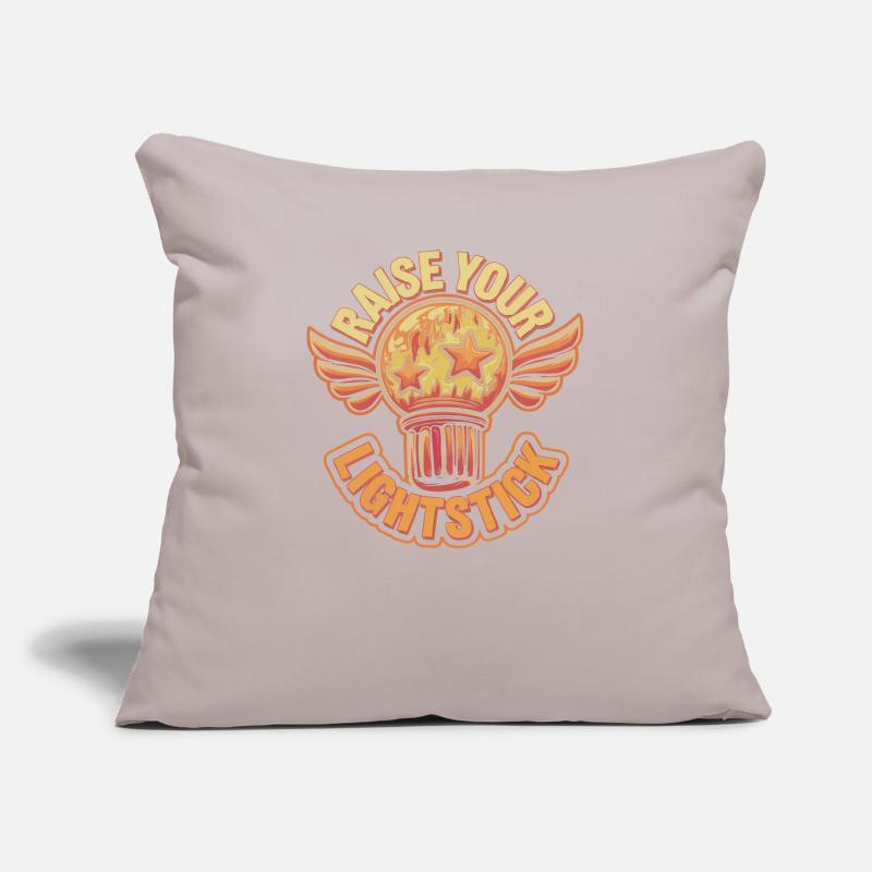 K-Pop Musique pop coréenne Corée du Sud Kpop Lightstick Coussin et housse de 45 x 45 cm