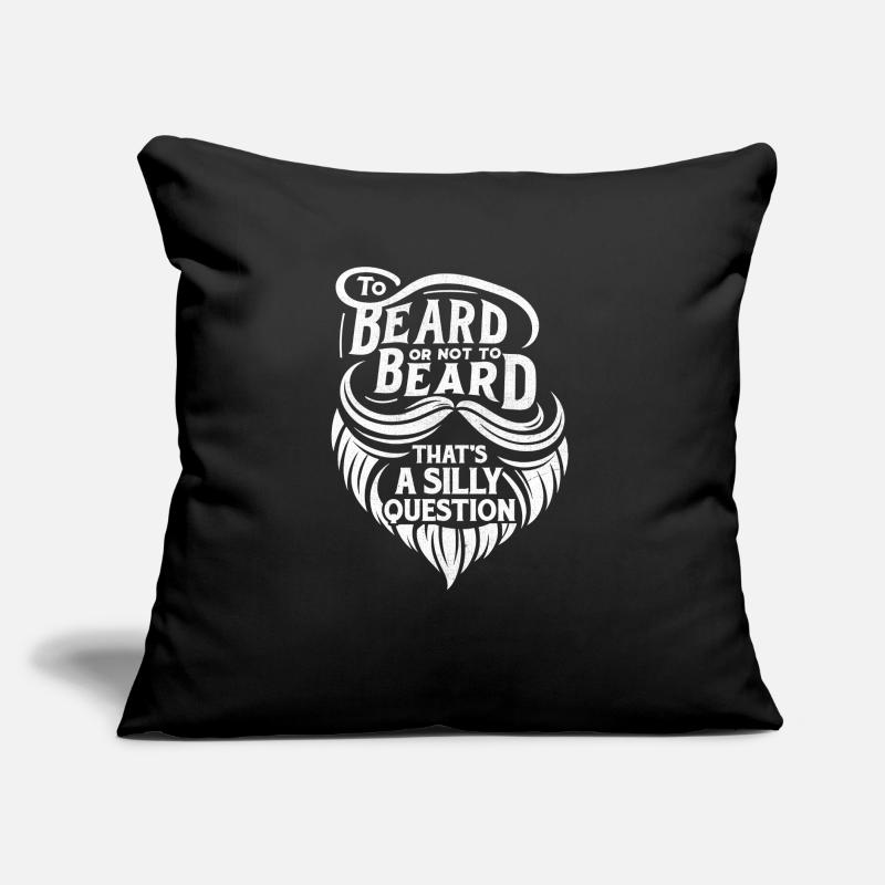 Barber ou ne pas barber c’est une question idiote Coussin et housse de 45 x 45 cm