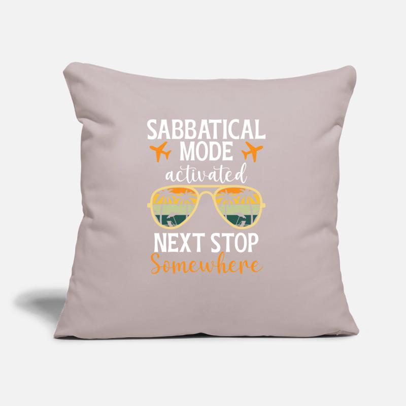 Sabbatical Mode Enabled: Next Stop Somewhere Sofa pillow with filling 45cm x 45cm