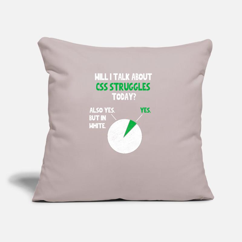 Coder Web Developer Programmer Will I talk about F Sofakissen mit Füllung 45 x 45 cm