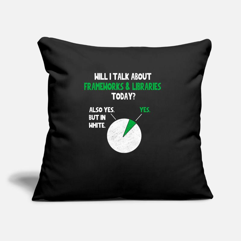 Codeur Programmeur Vais-je parler de Citation drôle Hum Coussin et housse de 45 x 45 cm