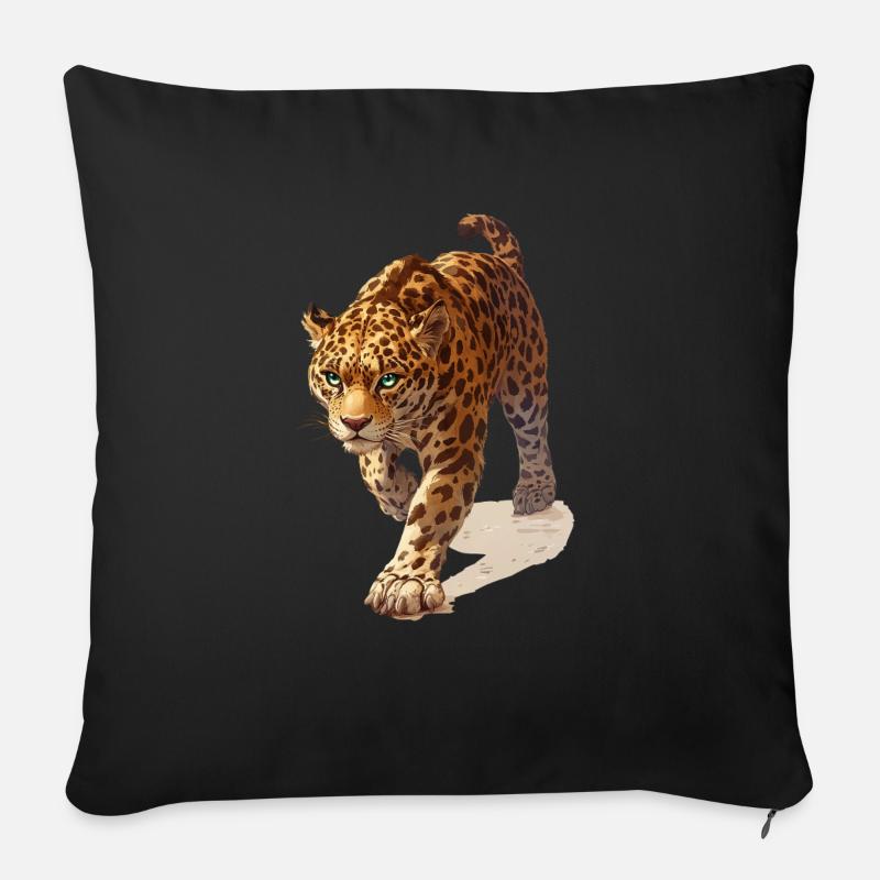 Jaguar - Sofakissen mit Füllung 45 x 45 cm - Schwarz