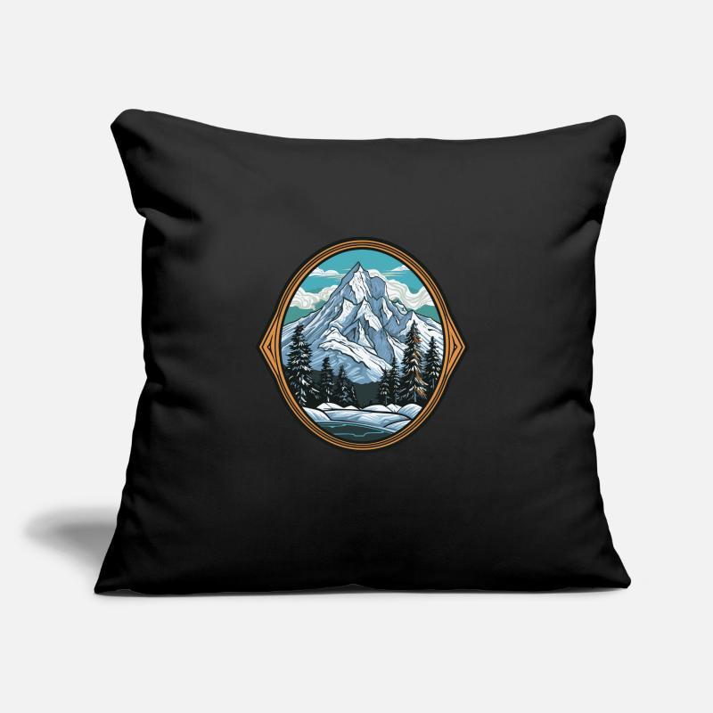Berge Eisberge Sofakissen mit Füllung 45 x 45 cm