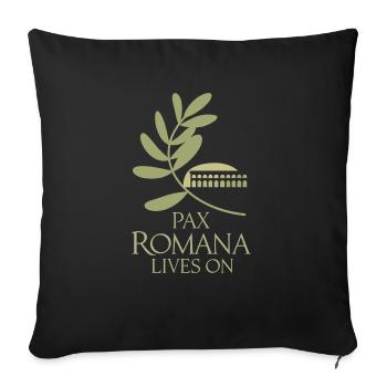 Passionnés d’histoire Passionnés de la Rome antique - Coussin et housse de 45 x 45 cm - noir - Devant