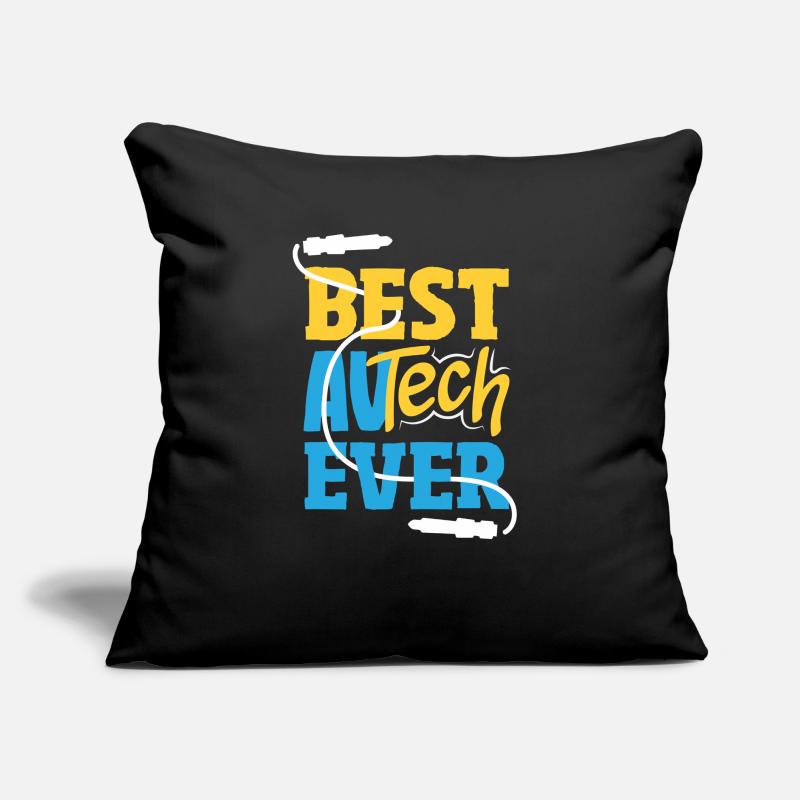 Lustiger Audiovisueller Techniker AV Tec Sofakissen mit Füllung 45 x 45 cm