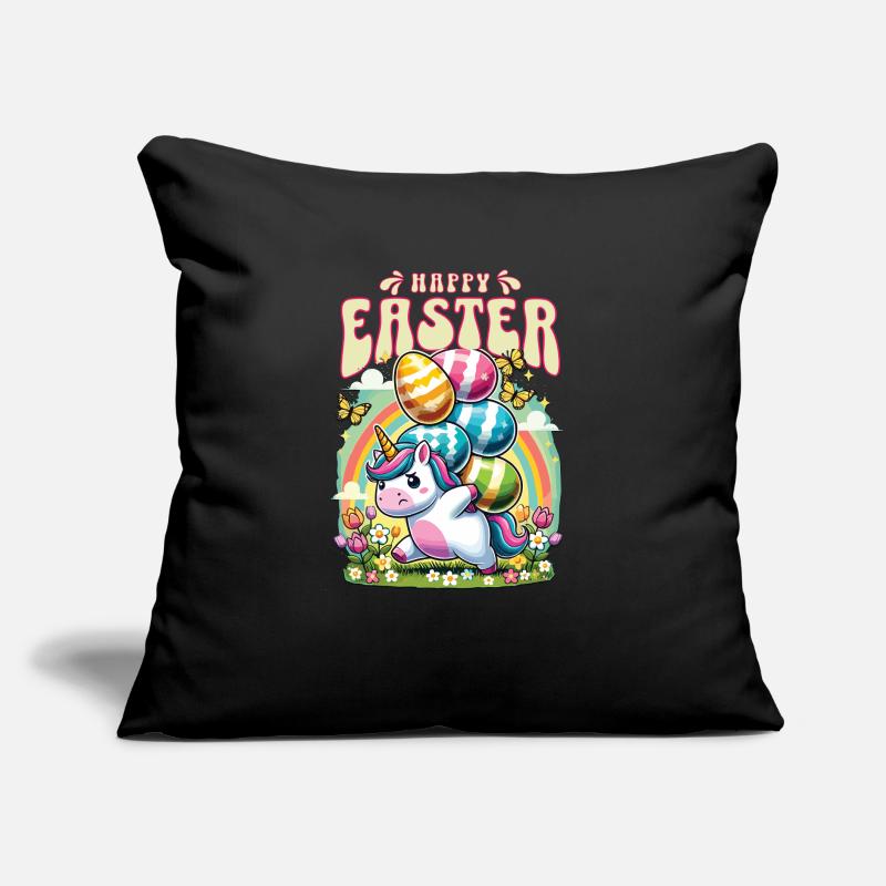 Easter Happy Easter Easter Bunny Easter Egg Spring Sofa pillow with filling 45cm x 45cm