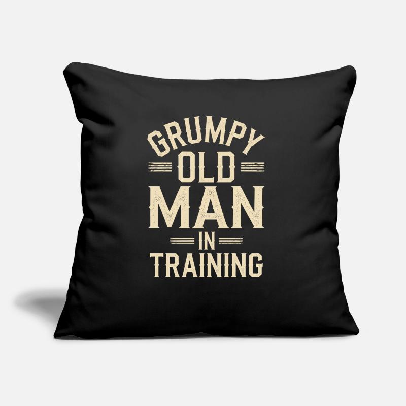 Grumpy Old Man Grumpy Sofa pillow with filling 45cm x 45cm