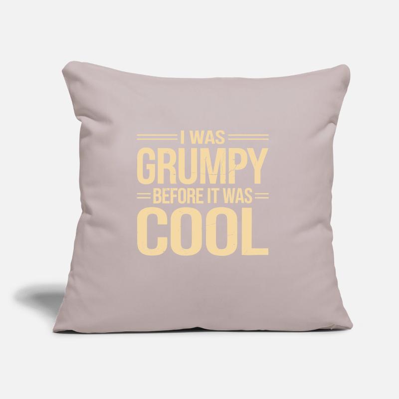 Grumpy Old Man Grumpy Sofa pillow with filling 45cm x 45cm