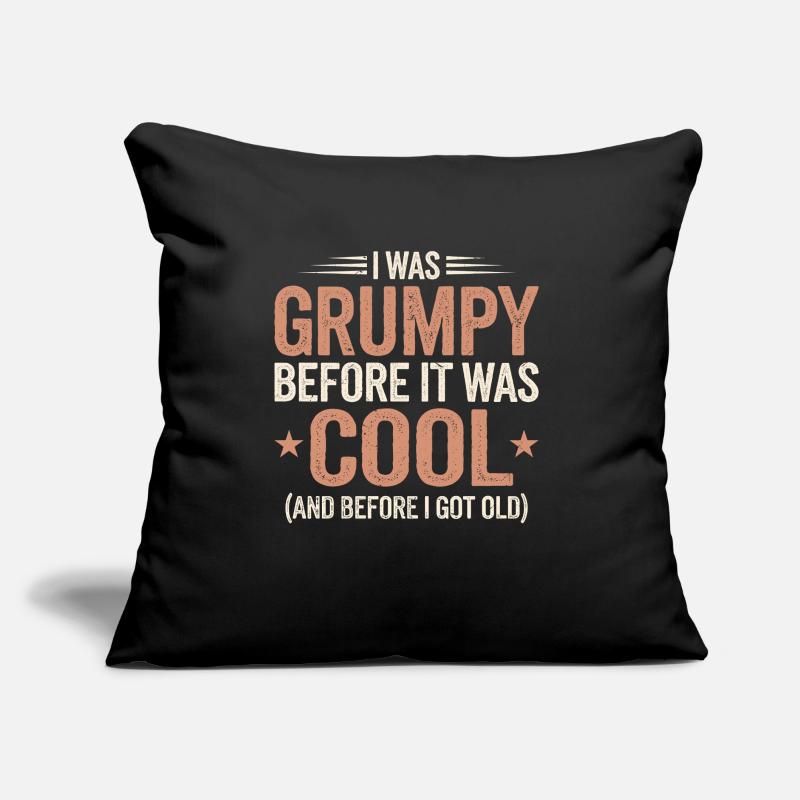 Grumpy Old Man Grumpy Sofa pillow with filling 45cm x 45cm
