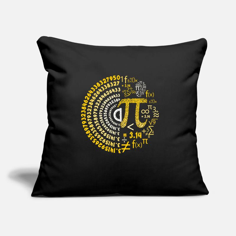 Conception de spirale Pi Day Math Lover Coussin et housse de 45 x 45 cm