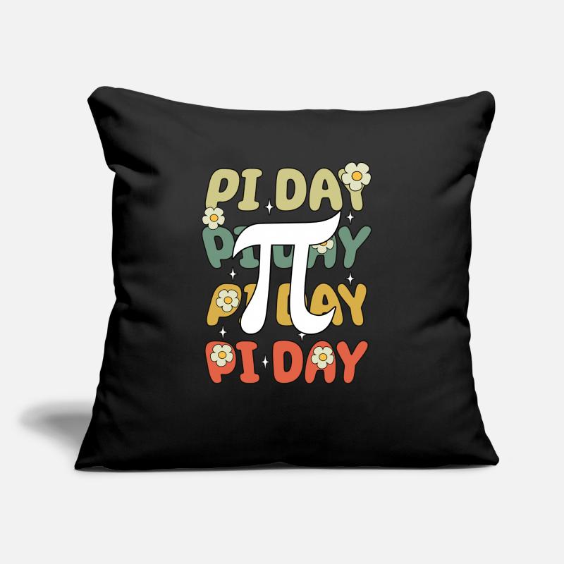 Pi Day Blossoms Magically Creative Sofa pillow with filling 45cm x 45cm