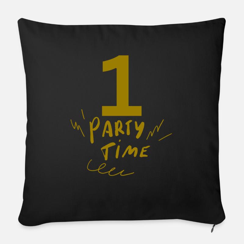 1 - Coussin et housse de 45 x 45 cm - noir
