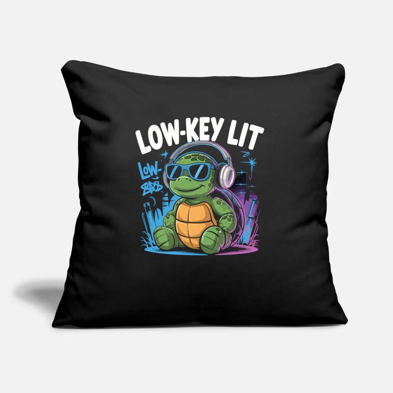 Chill toad in low-key style Sofa pillow with filling 45cm x 45cm