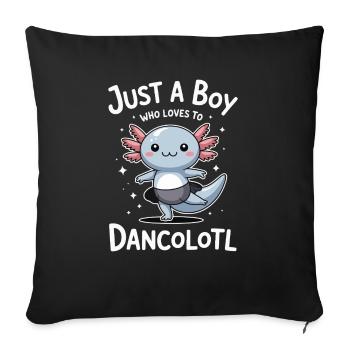 Juste un garçon qui aime la danse Ballet Danseuse Cadeau - Coussin et housse de 45 x 45 cm - noir - Devant