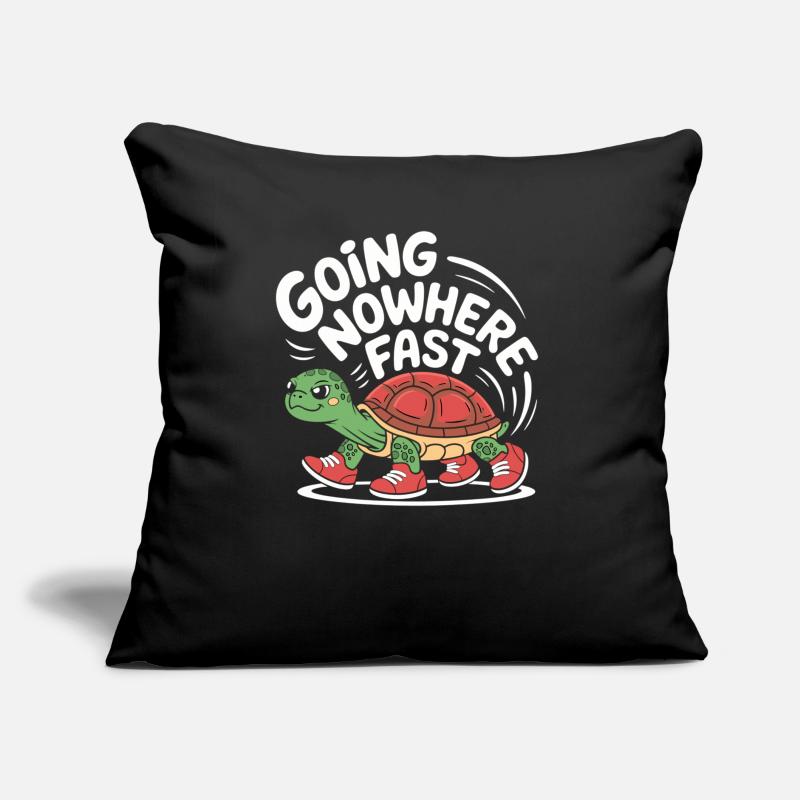 Turtle pace in style Sofa pillow with filling 45cm x 45cm