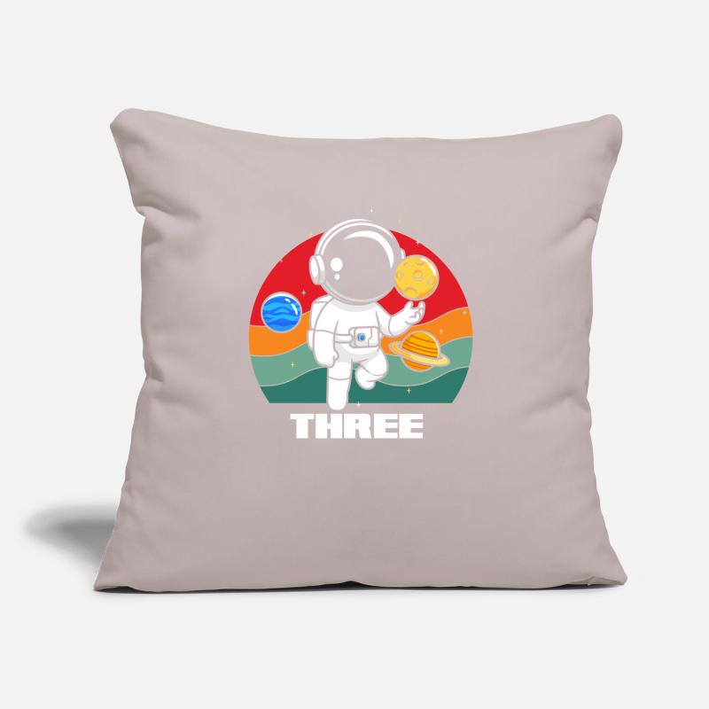 L’aventure spatiale pour les jeunes explorateurs Coussin et housse de 45 x 45 cm