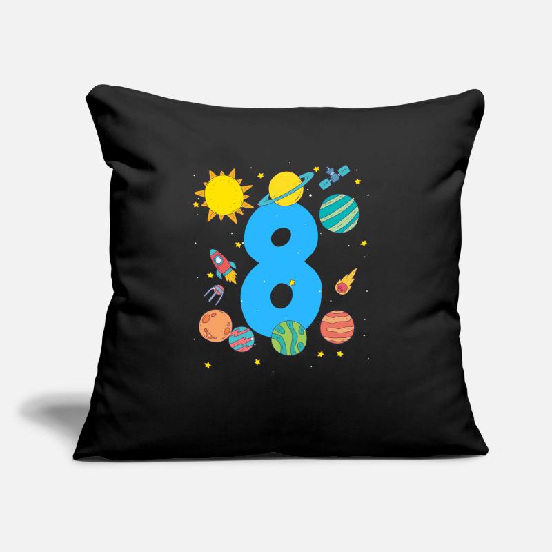 Aventure spatiale huit Coussin et housse de 45 x 45 cm