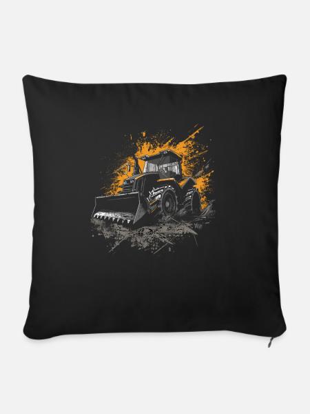 Liebhaber von Kompaktladern - Sofakissen mit Füllung 45 x 45 cm - Schwarz