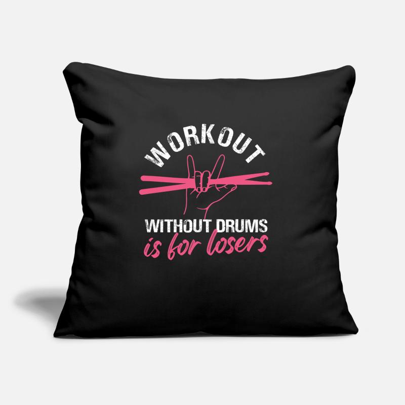 Bold Workout Drumming Design Sofakissen mit Füllung 45 x 45 cm