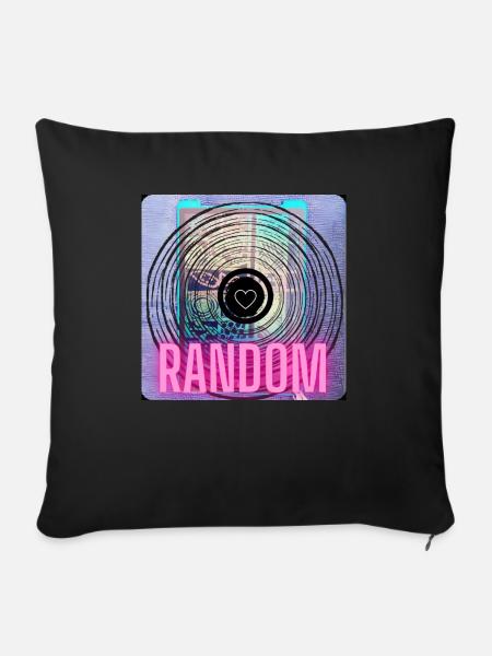 JaMan random - Sofakissen mit Füllung 45 x 45 cm - Schwarz