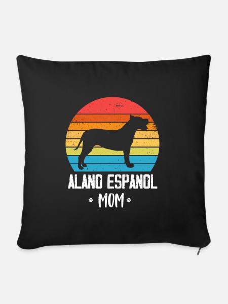 Alano Espanol - Sofakissen mit Füllung 45 x 45 cm - Schwarz