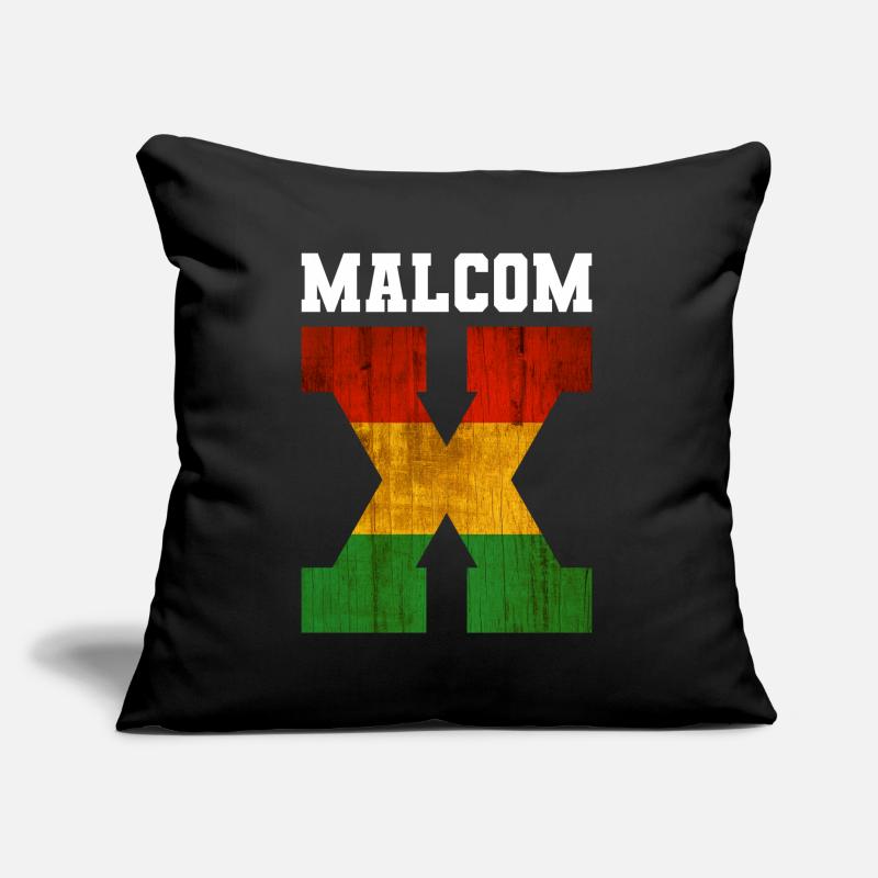 MALCOM X Coussin et housse de 45 x 45 cm