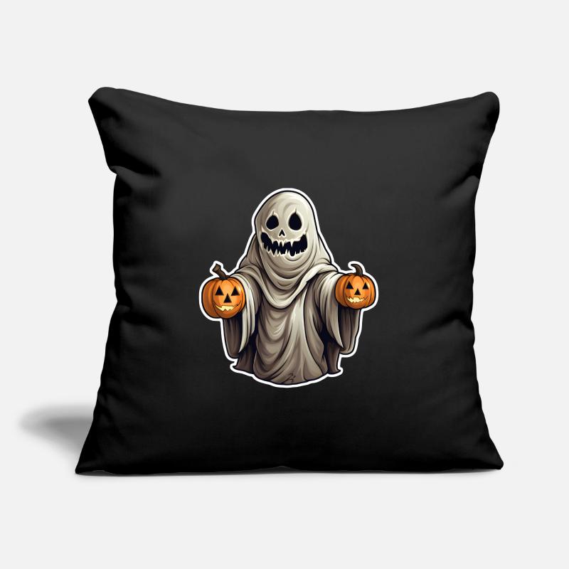 Fantôme d’Halloween Coussin et housse de 45 x 45 cm