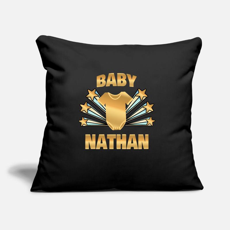 Nathan comme naissance Coussin et housse de 45 x 45 cm