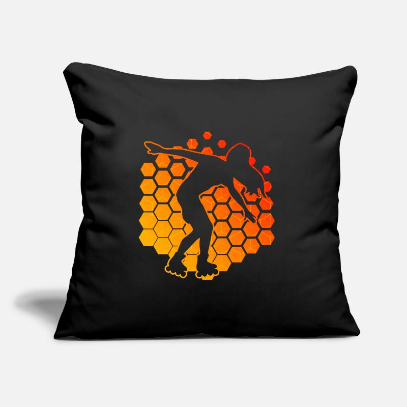 Rollerskate Roller Skating RollerSkaten Roller Skate Sofa pillow with filling 45cm x 45cm