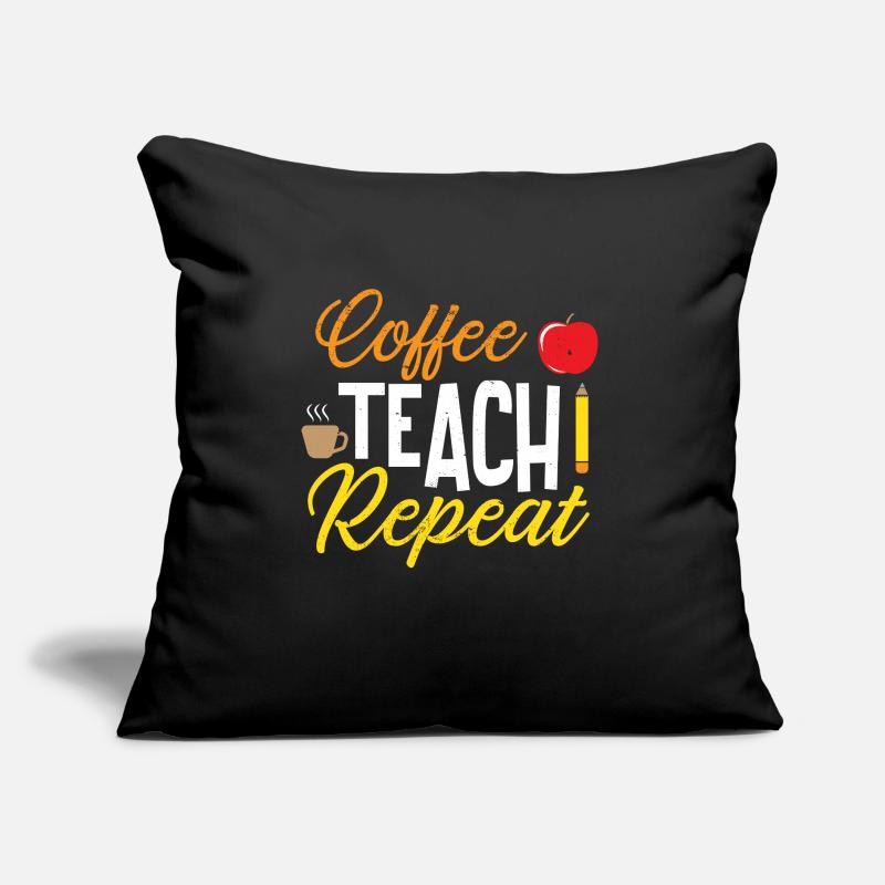 Enseignant École primaire Enseignant Enseignant École secondaire Coussin et housse de 45 x 45 cm