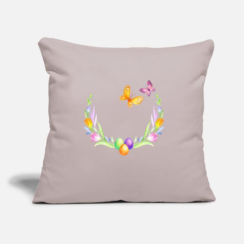 Easter spring spring flowers nature spring Sofa pillow with filling 45cm x 45cm